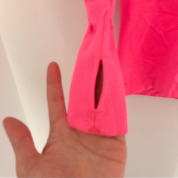 Gap Fit Neon Pink Workout Shirt XS GUC - Picture 4 of 4